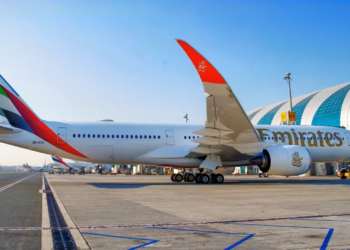 When Emirates’ first-ever Airbus A350 flight touched down in London