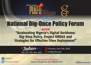 PIAFo advocates Dig-Once policy to unlock 125,000km fibre expansion in Nigeria