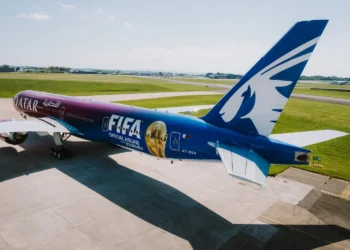 Qatar Airways rolls out FIFA-themed Boeing 777 ahead of 2026 world cup