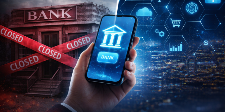 Global banks rethink branch closures as digital banking reshapes strategy 