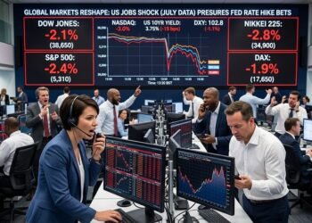 Global markets reshape as US jobs shock pressures bets on Fed rate hike