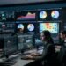 Please construct a realistic image from this headline "Data breach costs jump 12% to record $4.99m as AI threats escalate