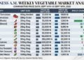 Vegetable prices hold firm as atarugu rises, potatoes and onions ease 