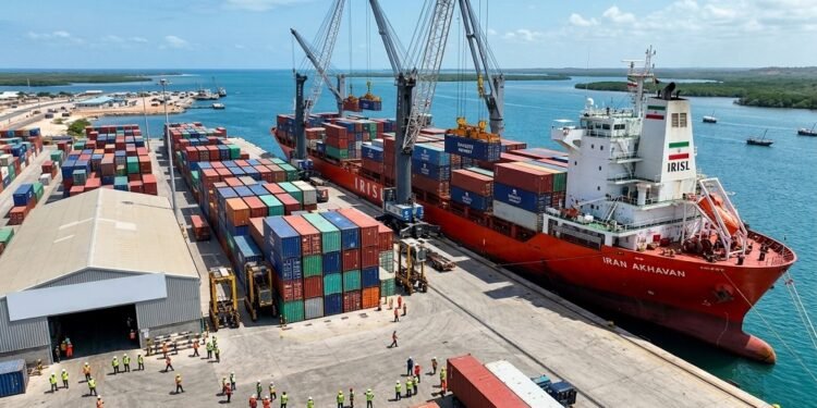 Iranian container ship discharges 5,200 TEU at Kenya’s Lamu Port for Dangote’s $16bn refinery